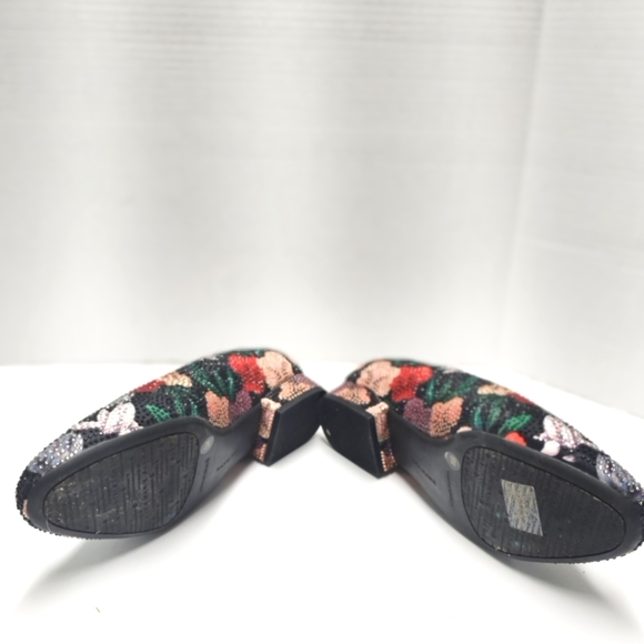 Alex Marie Black and Floral Sequence Flats - Picture 6 of 6